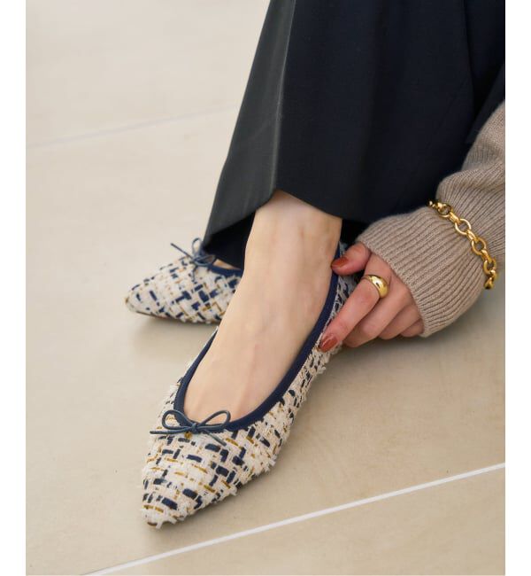  「ポインテッドツイードバレエ」|バレエシューズ|