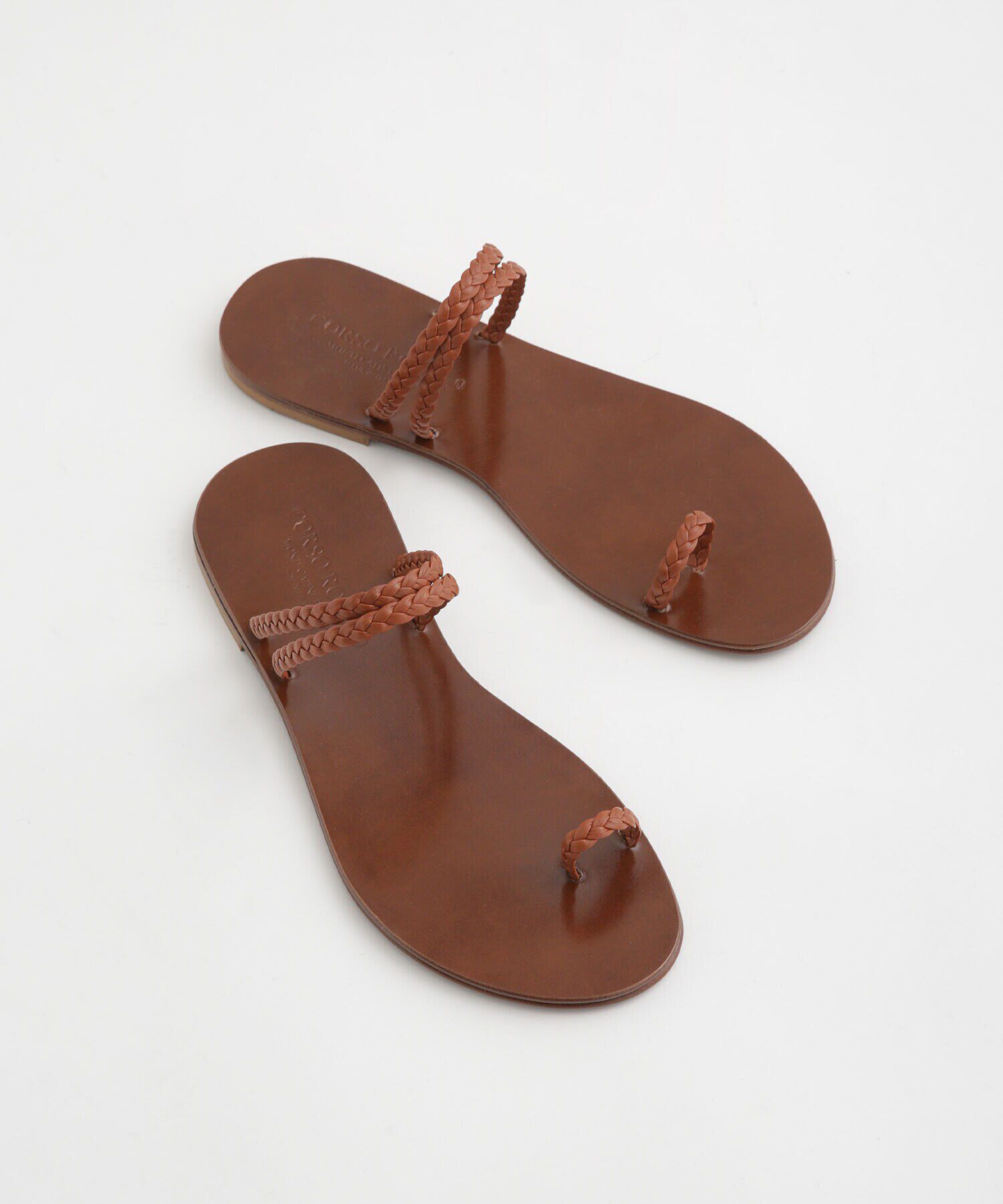 nano･universe「CORSO ROMA 9/メッシュフラットサンダル」|サンダル|ブラウン