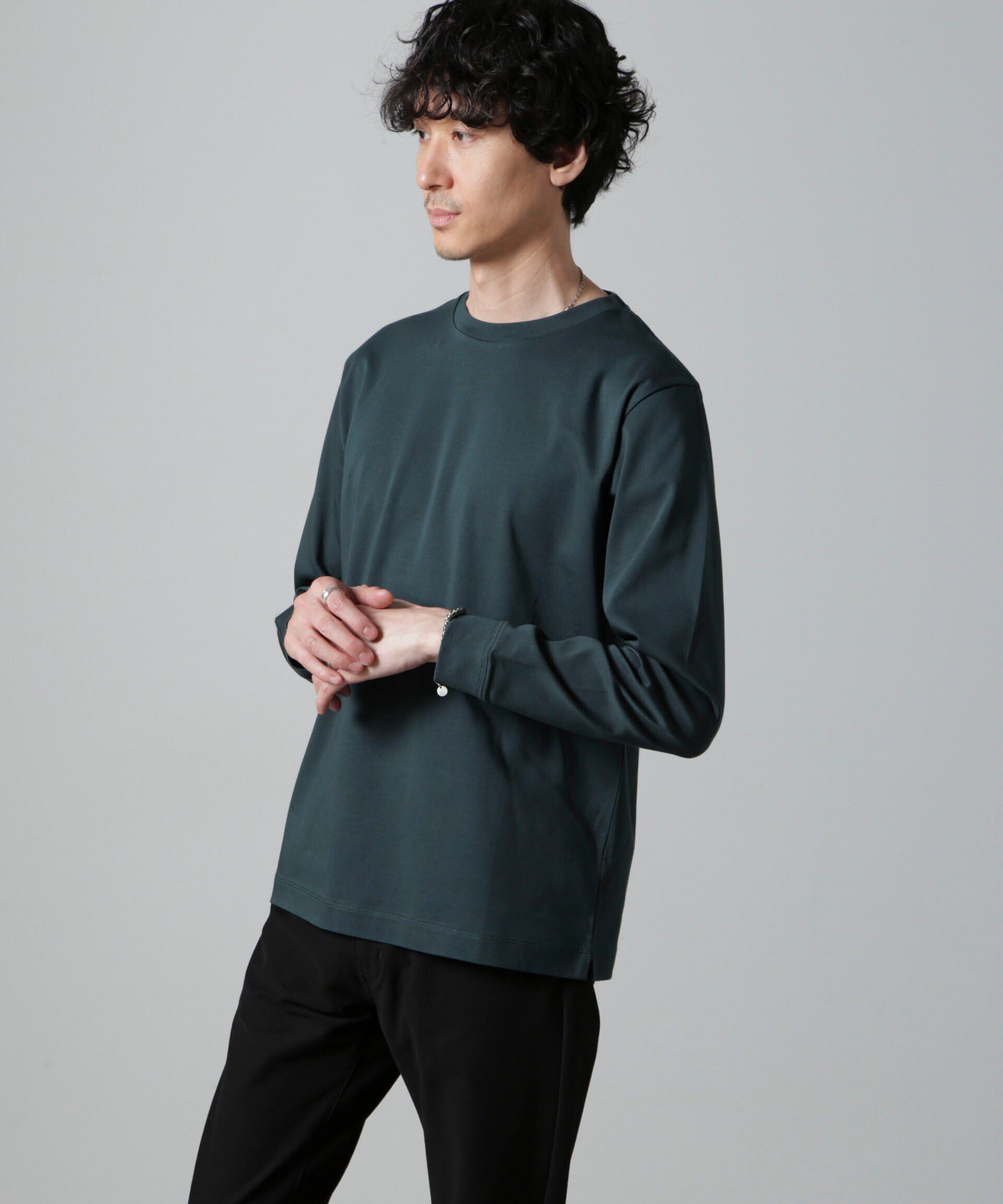 nano･universe「アンチスメルクルーネックTシャツ 長袖」|Tシャツ・カットソー|