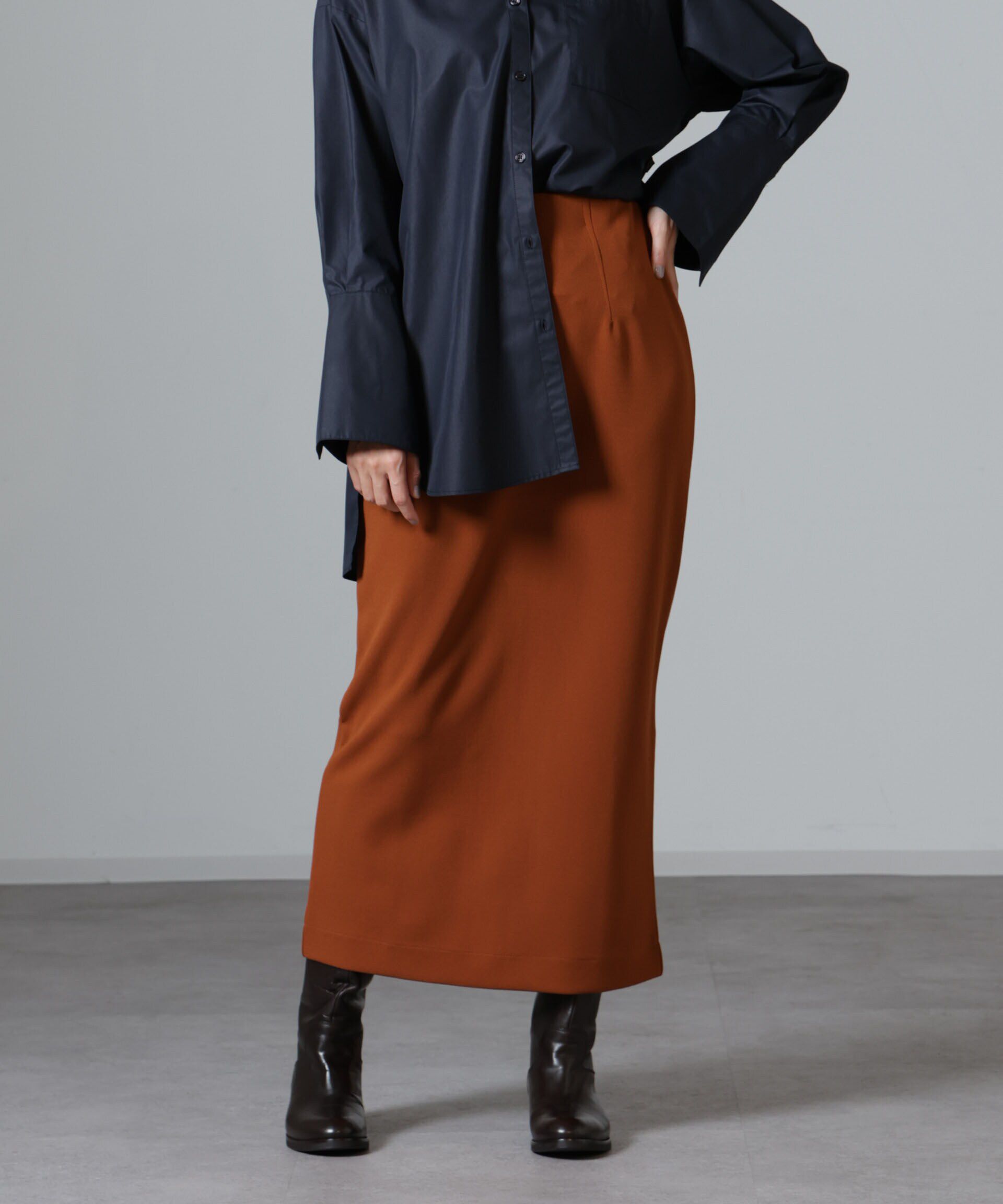 nano･universe「レースエプロンセットスカート」|スカート|