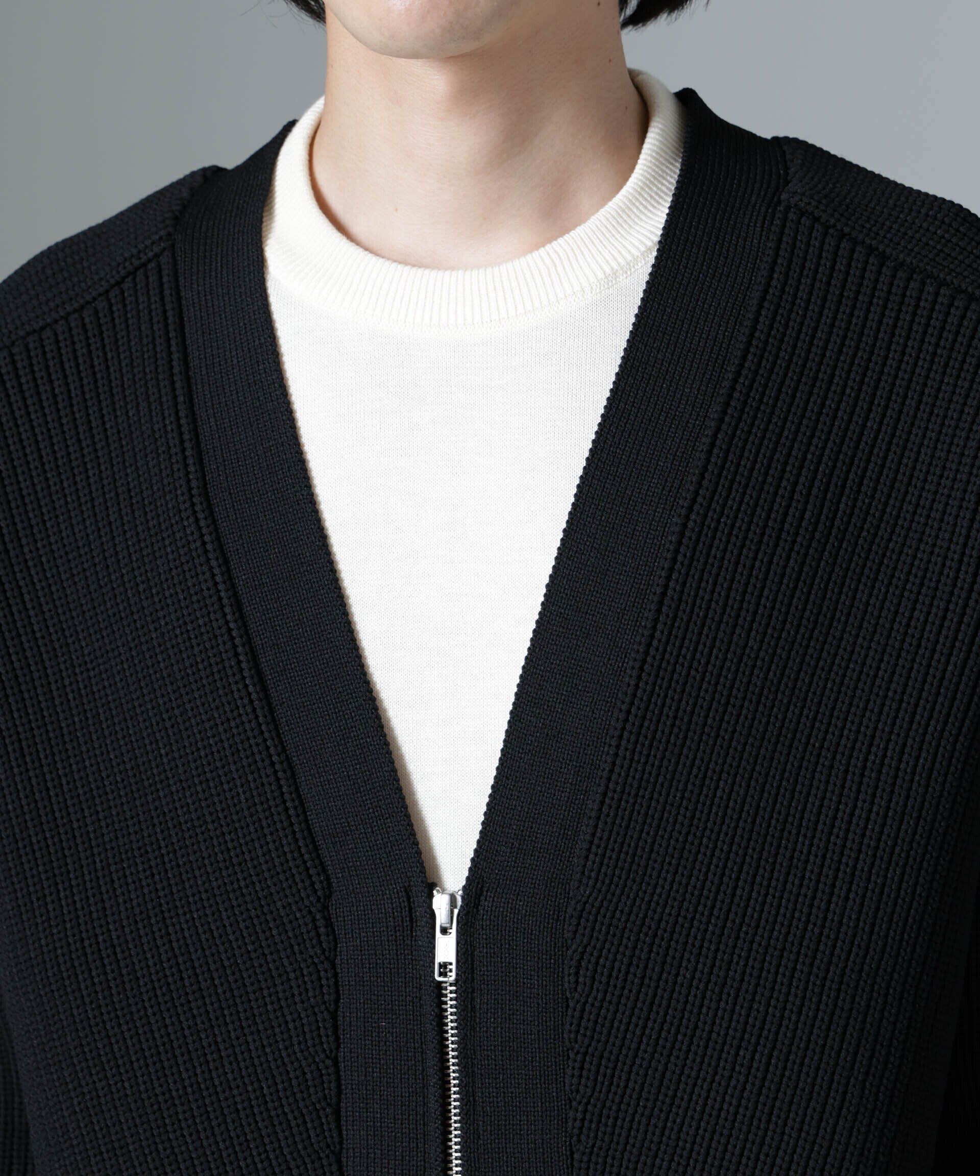 nano･universe「スポンディッシュZIPカーディガン」|ニット・セーター|