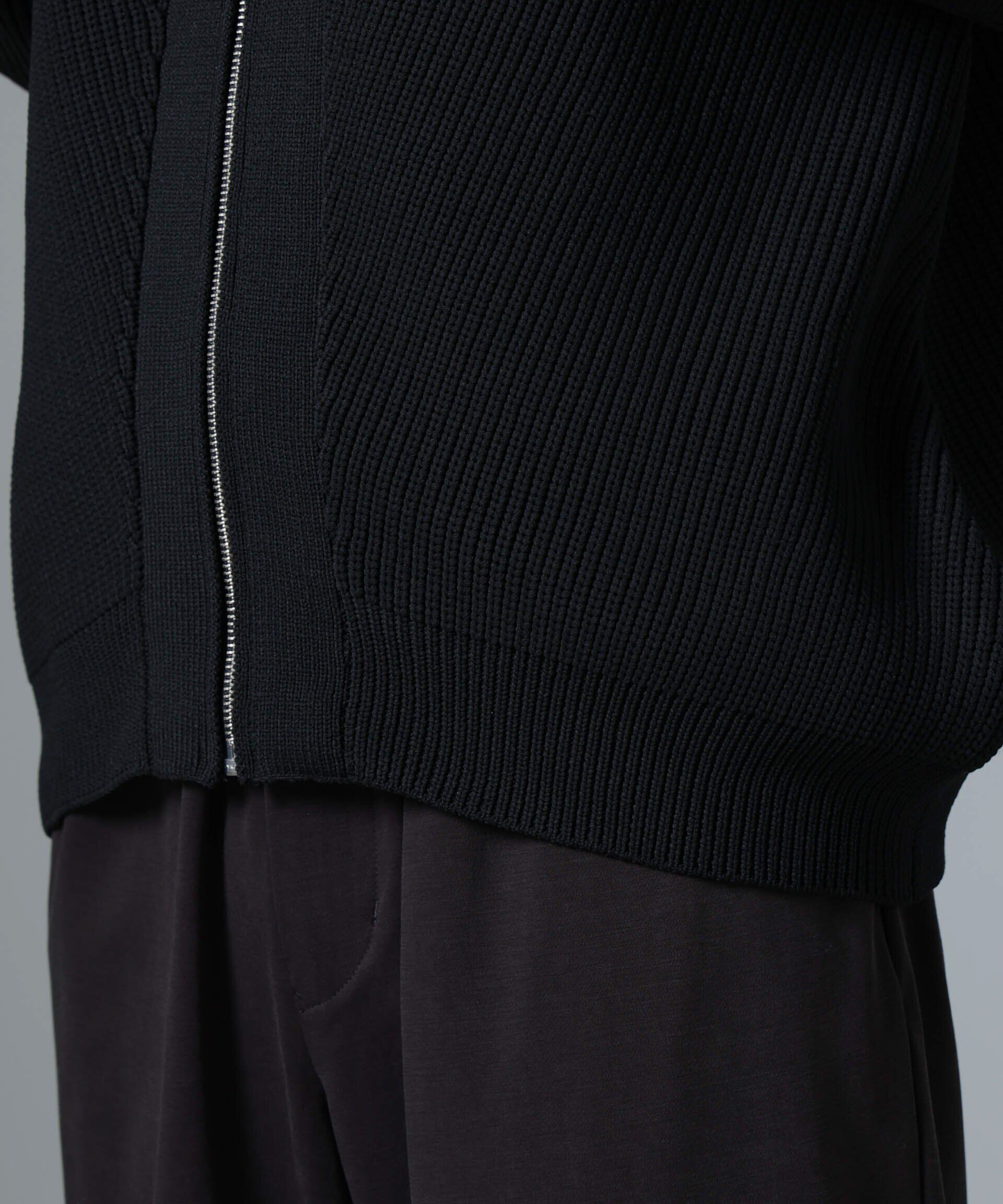 nano･universe「スポンディッシュZIPカーディガン」|ニット・セーター|