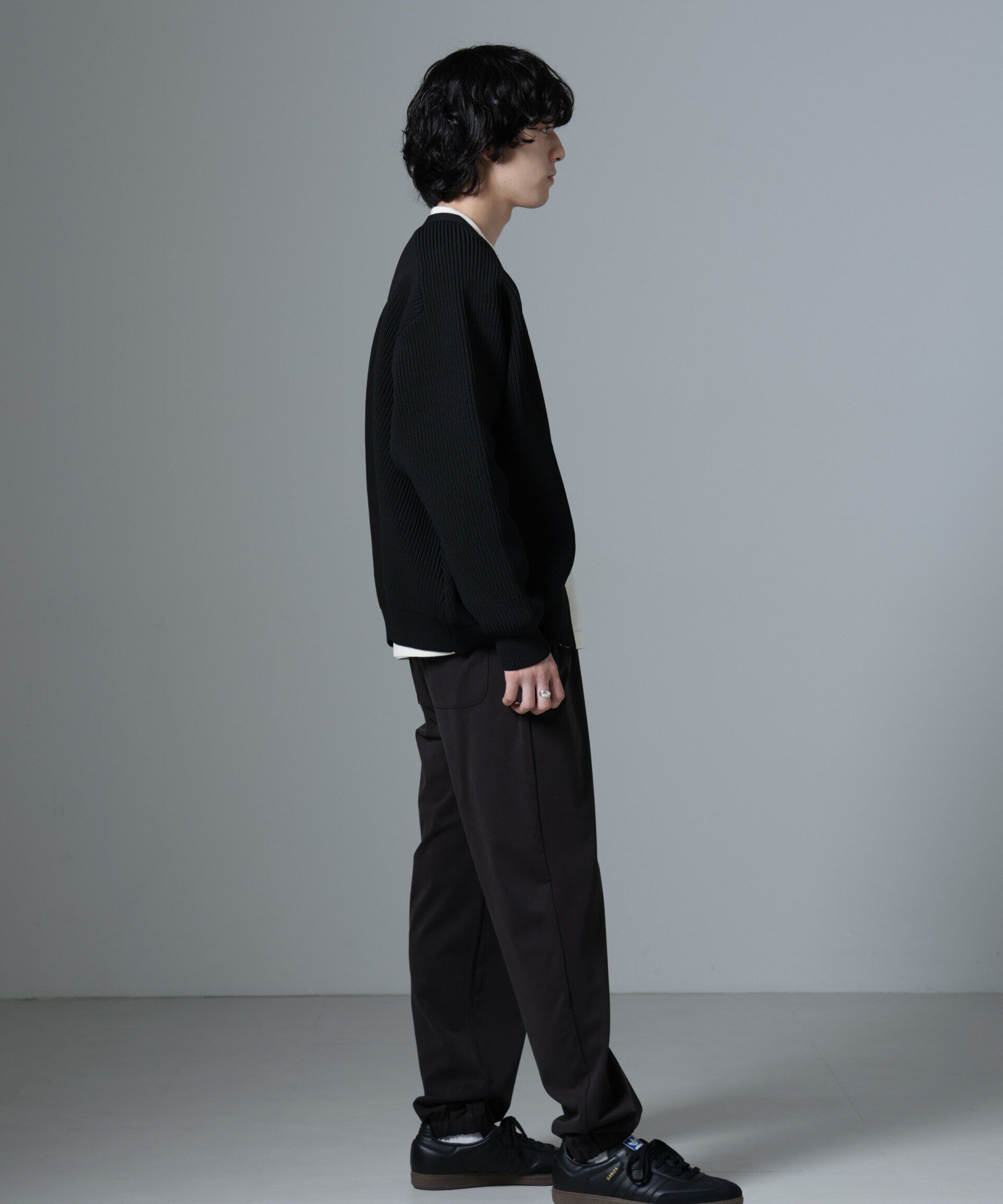 nano･universe「スポンディッシュZIPカーディガン」|ニット・セーター|