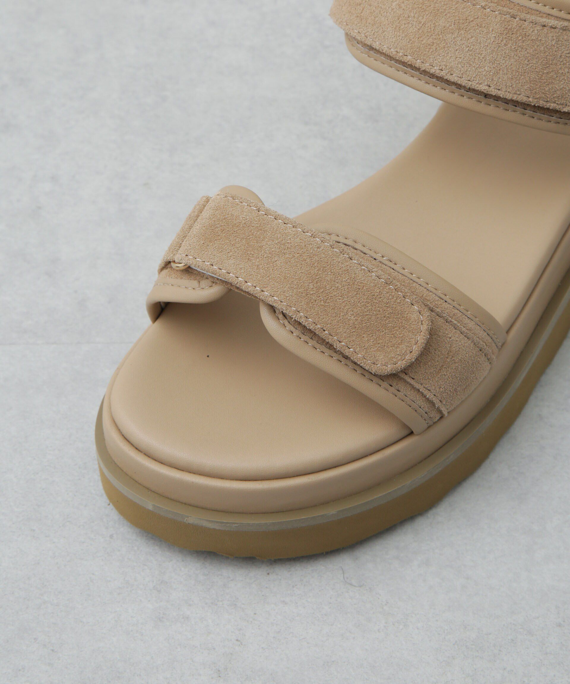 nano･universe「MOHI/スエードストラップサンダル」|サンダル|