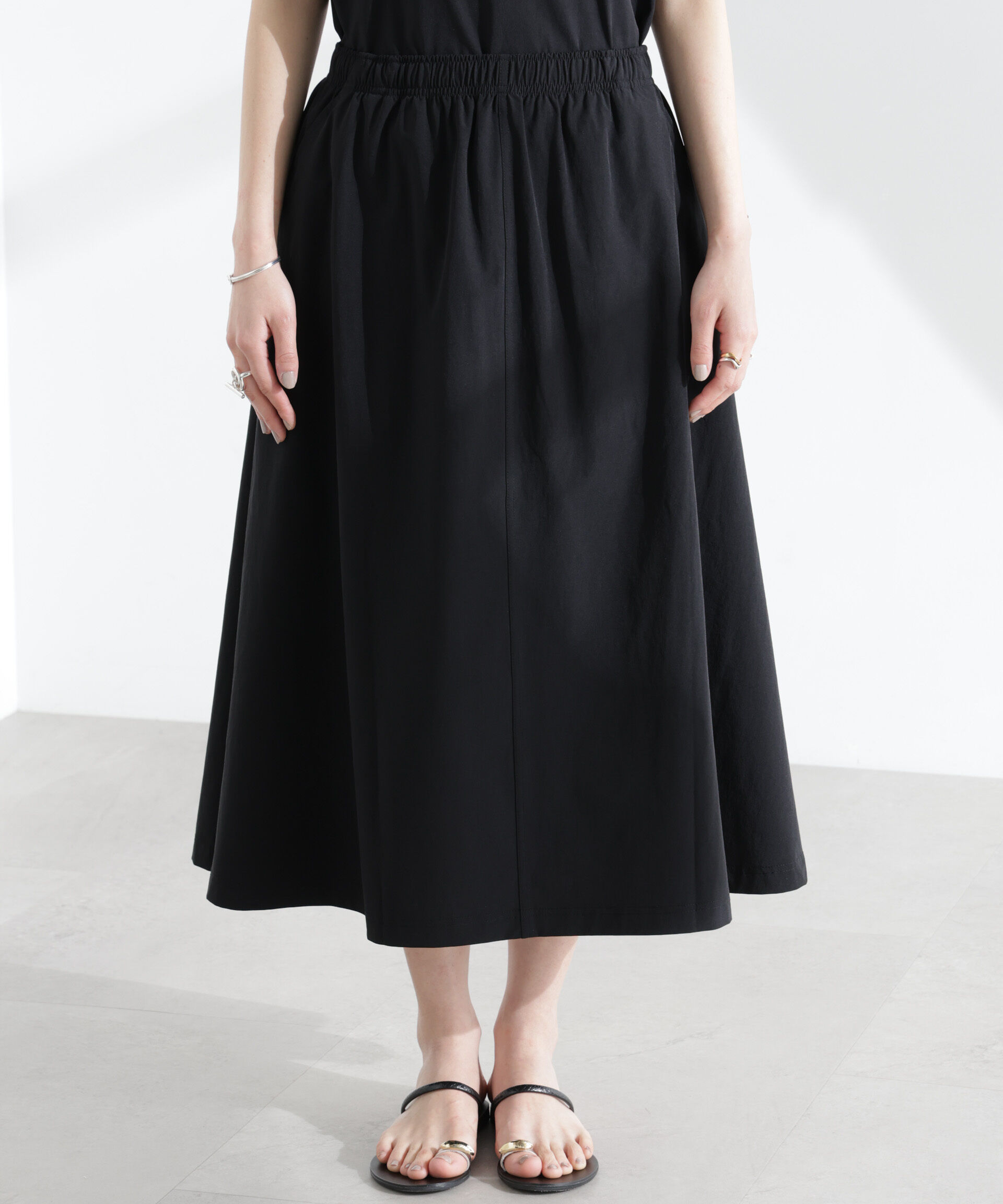 nano･universe「THOUSAND MILE/ショートスリーブTシャツ スカートセット」|スカート|