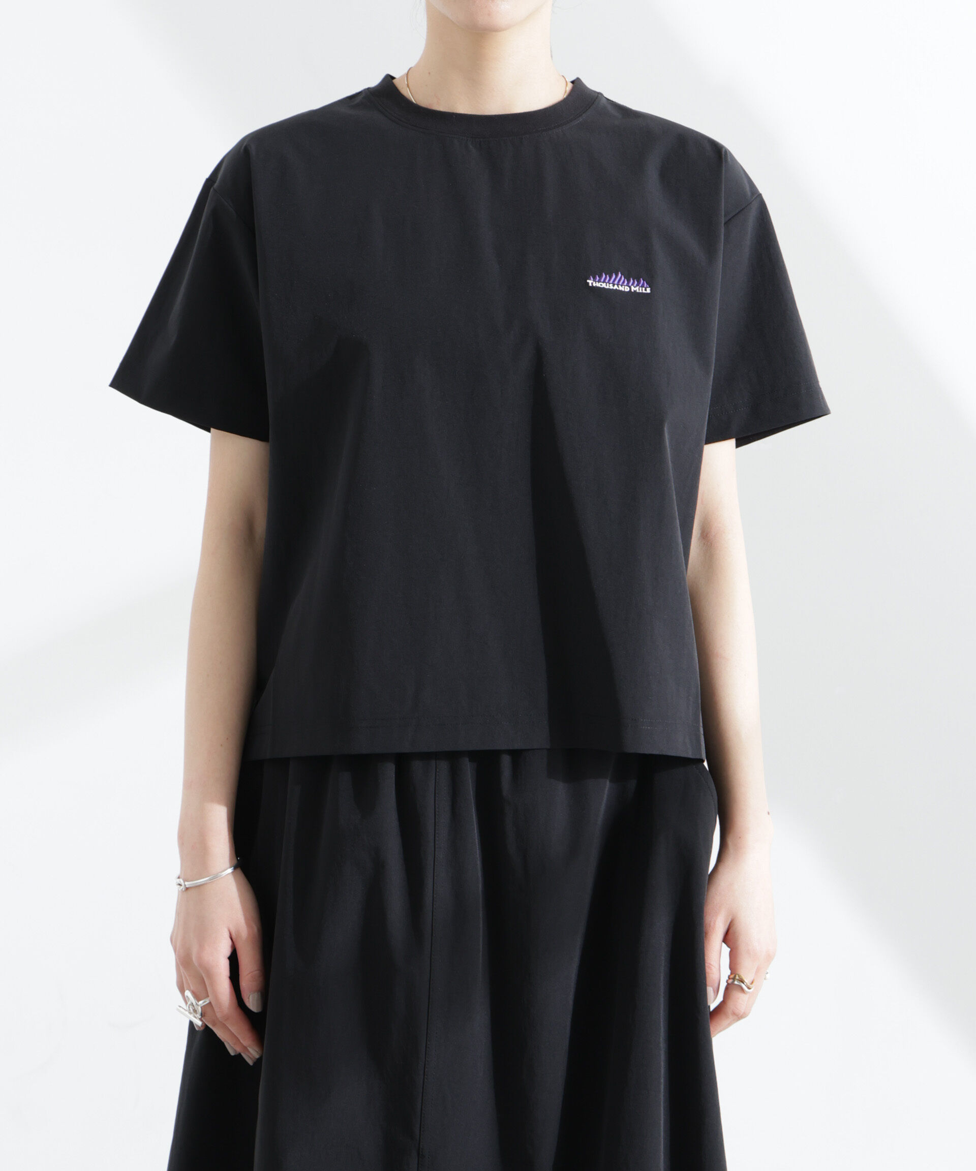 nano･universe「THOUSAND MILE/ショートスリーブTシャツ スカートセット」|スカート|