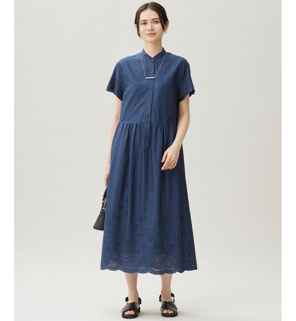 自由区「エンブロイダリーローンシャツ ワンピース」|ワンピース|
