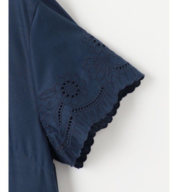 自由区「エンブロイダリーローンシャツ ワンピース」|ワンピース|