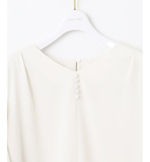 ANY SIS「【全方位 好印象】フェミニンブラウス&times;ビットタイトスカート セット」|スーツ|