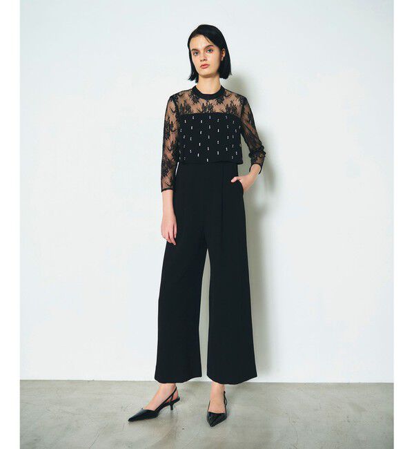 Diagram「刺繍ワイドサロペット」|オールインワン|