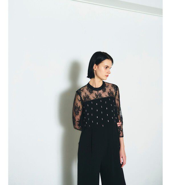 Diagram「刺繍ワイドサロペット」|オールインワン|