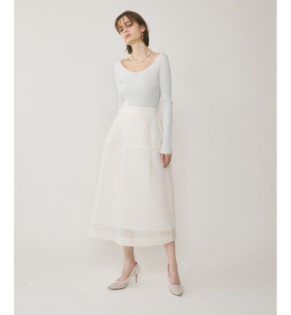  「ハイゲージラメニットトップ」|ニット・セーター|