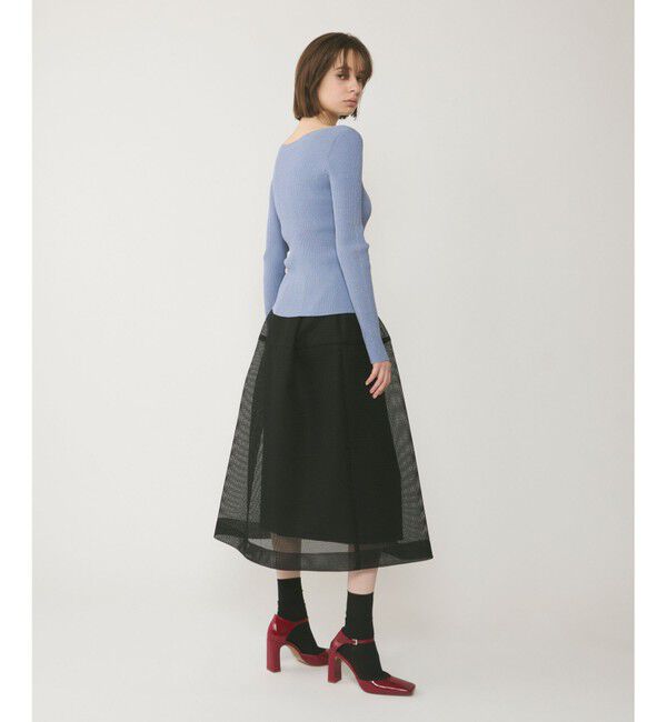  「ハイゲージラメニットトップ」|ニット・セーター|