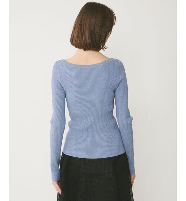  「ハイゲージラメニットトップ」|ニット・セーター|