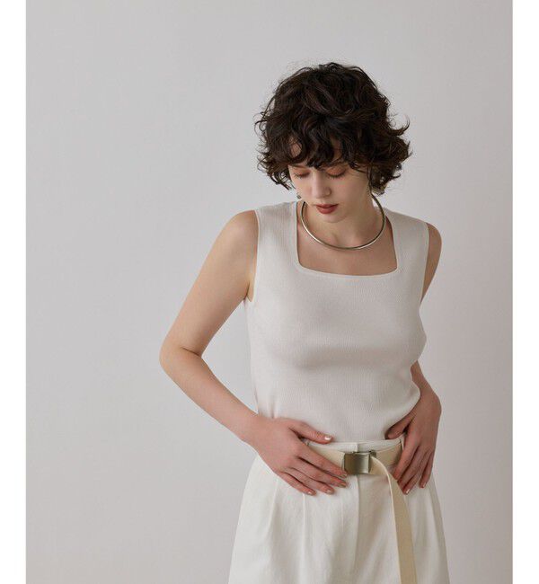 Diagram「ブライトニットノースリーブ」|その他|ホワイト