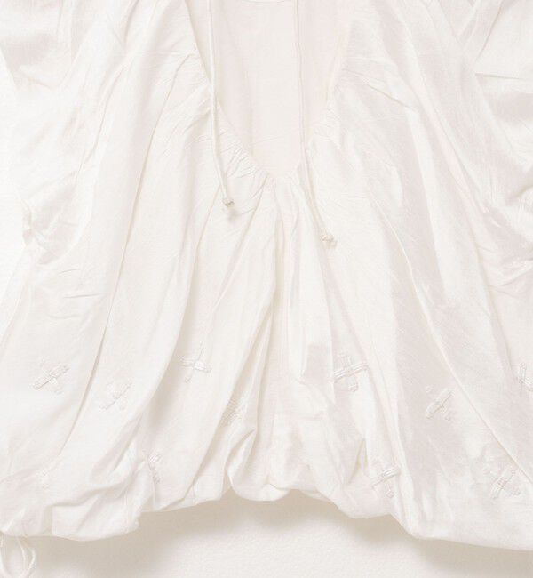 NOLLEY'S sophi「【MARILYN MOON/マリリーンムーン】beads motif taffeta balloon blouse」|シャツ・ブラウス|