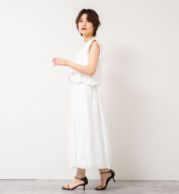 NOLLEY'S sophi「【MARILYN MOON/マリリーンムーン】beads motif taffeta balloon blouse」|シャツ・ブラウス|