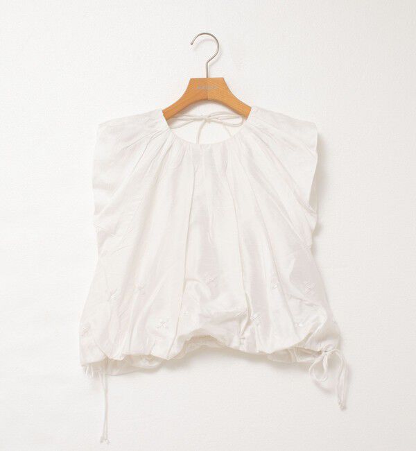 NOLLEY'S sophi「【MARILYN MOON/マリリーンムーン】beads motif taffeta balloon blouse」|シャツ・ブラウス|