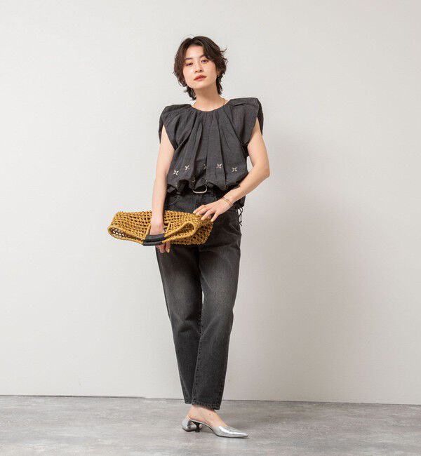 NOLLEY'S sophi「【MARILYN MOON/マリリーンムーン】beads motif taffeta balloon blouse」|シャツ・ブラウス|