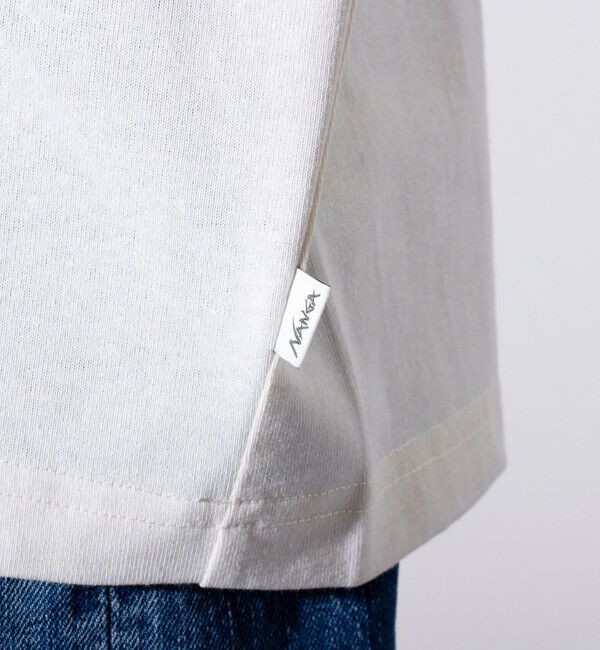 GLOSTER「【NANGA&times;GLOSTER】別注 ボックスロゴ バックプリント ラグランTシャツ」|Tシャツ・カットソー|