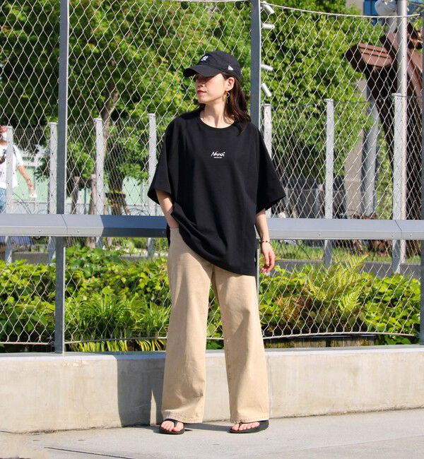 GLOSTER「【NANGA&times;GLOSTER】別注 ボックスロゴ バックプリント ラグランTシャツ」|Tシャツ・カットソー|