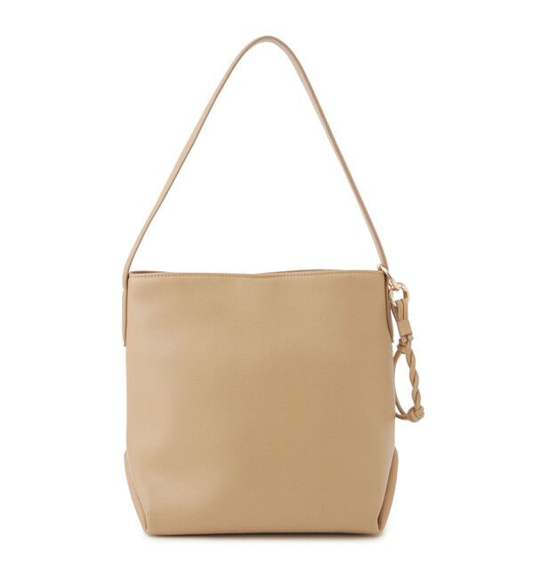 SALON adam et rope'「スプリットレザーミドルトートバッグ/バケットバッグ［WEB限定カラー/チャーム付き］」|ショルダー・メッセンジャー|