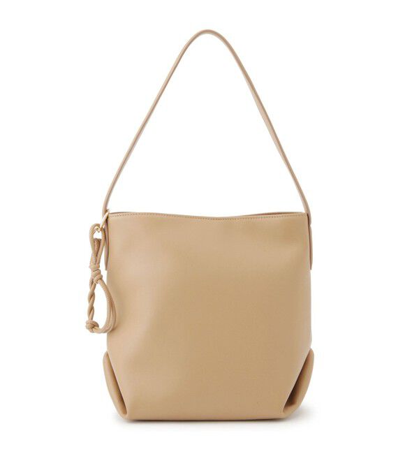 SALON adam et rope'「スプリットレザーミドルトートバッグ/バケットバッグ［WEB限定カラー/チャーム付き］」|ショルダー・メッセンジャー|