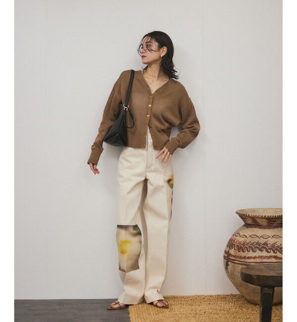 SALON adam et rope'「スプリットレザーミドルトートバッグ/バケットバッグ［WEB限定カラー/チャーム付き］」|ショルダー・メッセンジャー|