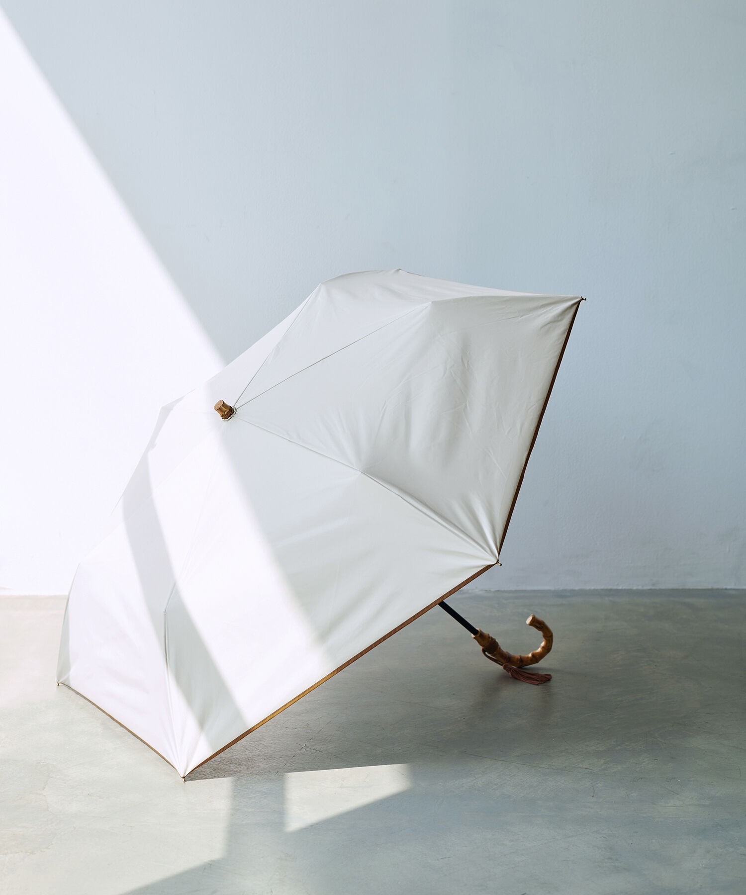 ROPE「バイカラーコンパクトパラソル（折りたたみ傘/日傘）【晴雨兼用/UVカット】【完全遮光生地】」|傘|