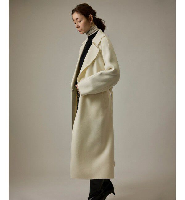 ROPE「ラムウールリバーロングコート【Sサイズフェア対象】」|チェスターコート|