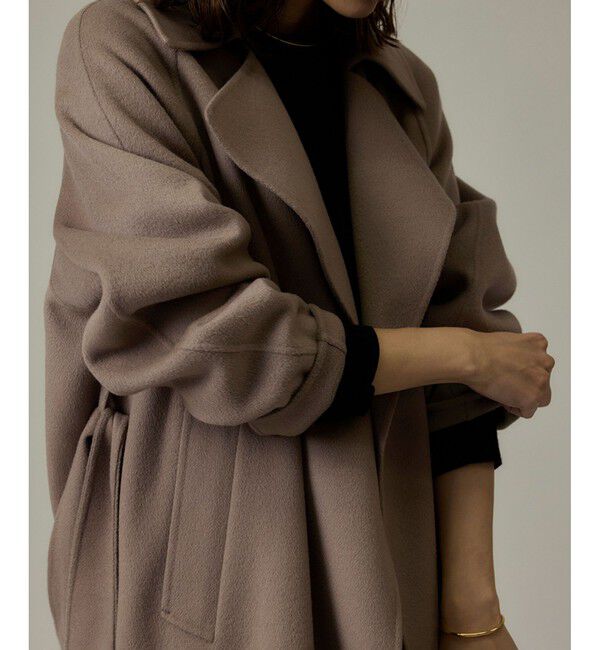 ROPE「ラムウールリバーロングコート【Sサイズフェア対象】」|チェスターコート|