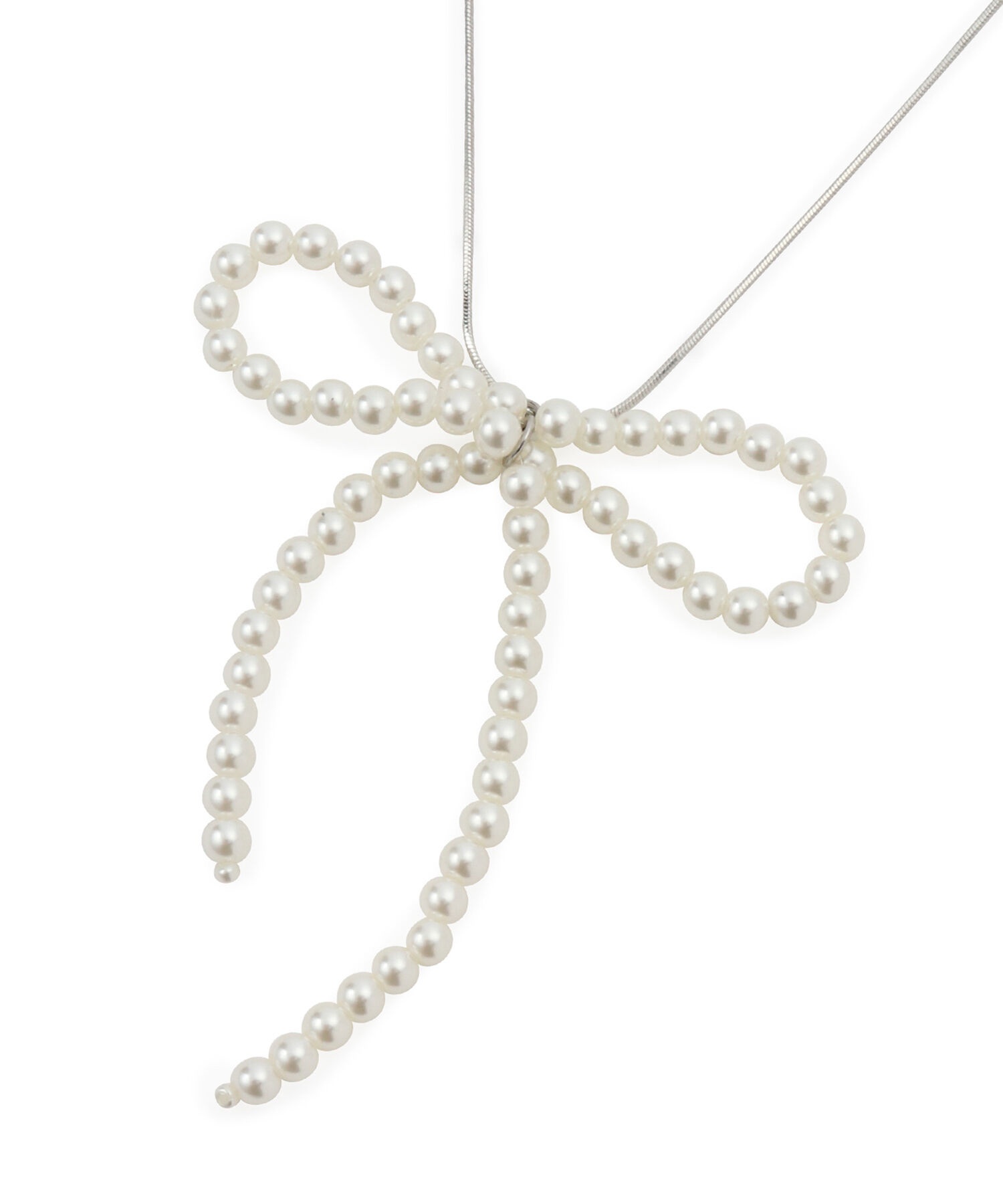 VIS「パールリボントップネックレス」|ネックレス|