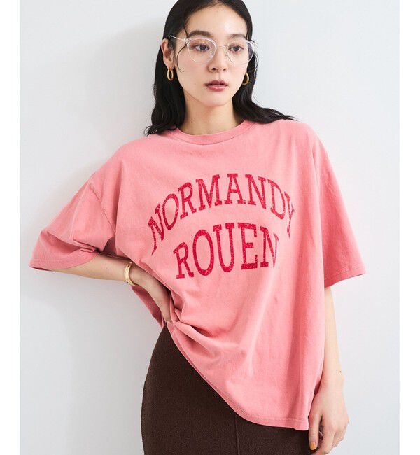 VIS「ピグメント加工プリントビッグTシャツ」|Tシャツ・カットソー|