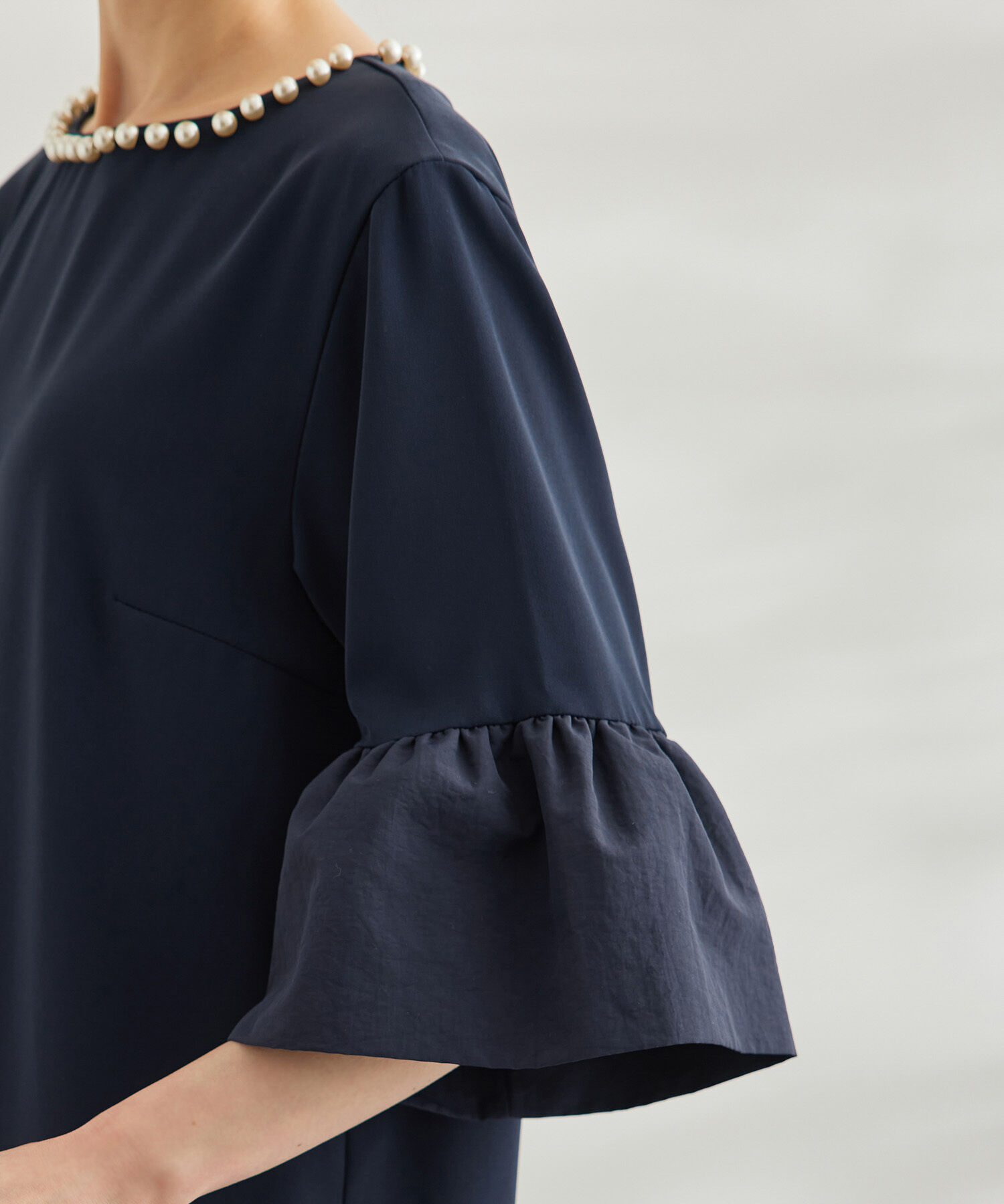 Rope&rsquo;Picnic「【一部店舗限定】【Mon E&rsquo;toile/モンエトワール】パールサックDress」|ドレス|