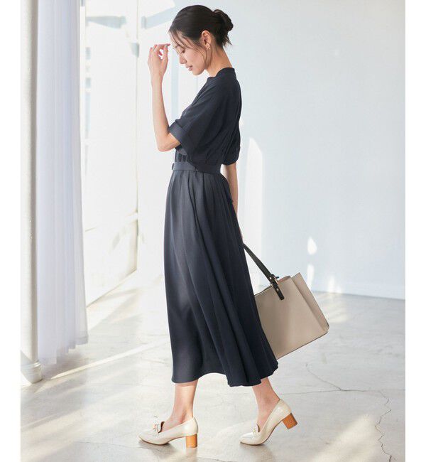 Rope&rsquo;Picnic「【3サイズ展開】シャツコンシャス半袖ワンピース」|ワンピース|