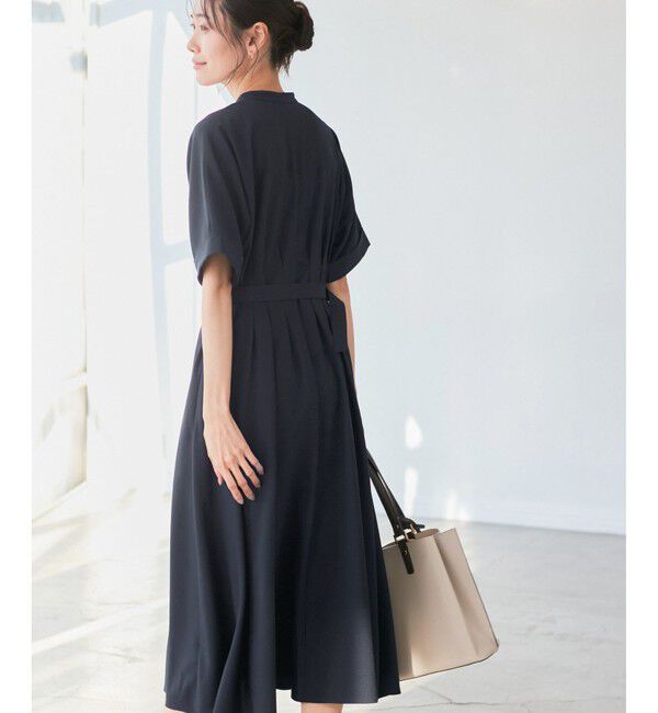 Rope&rsquo;Picnic「【3サイズ展開】シャツコンシャス半袖ワンピース」|ワンピース|