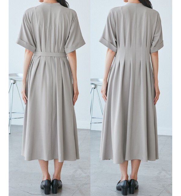 Rope&rsquo;Picnic「【3サイズ展開】シャツコンシャス半袖ワンピース」|ワンピース|