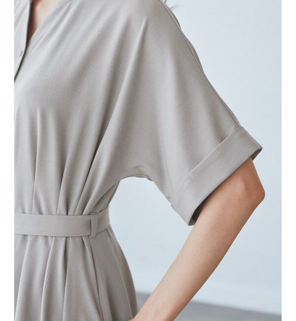 Rope&rsquo;Picnic「【3サイズ展開】シャツコンシャス半袖ワンピース」|ワンピース|