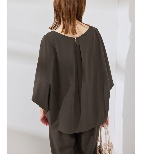 Rope&rsquo;Picnic「【イージーケア】ジョーゼットドルマンブラウス/セットアップ対応」|シャツ・ブラウス|