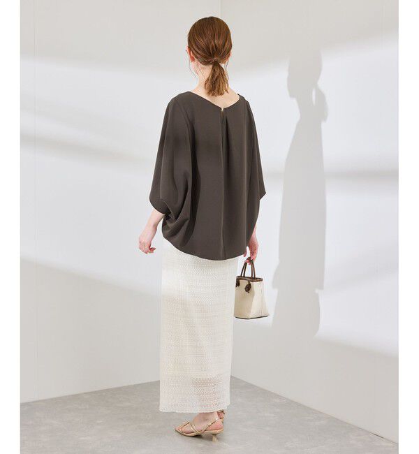 Rope&rsquo;Picnic「【イージーケア】ジョーゼットドルマンブラウス/セットアップ対応」|シャツ・ブラウス|