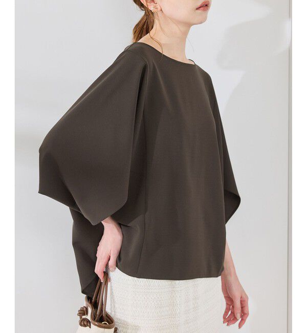 Rope&rsquo;Picnic「【イージーケア】ジョーゼットドルマンブラウス/セットアップ対応」|シャツ・ブラウス|