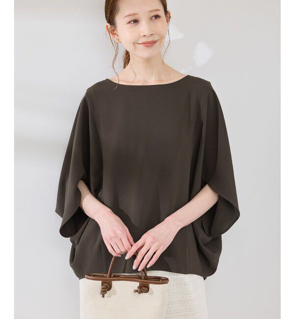 Rope&rsquo;Picnic「【イージーケア】ジョーゼットドルマンブラウス/セットアップ対応」|シャツ・ブラウス|