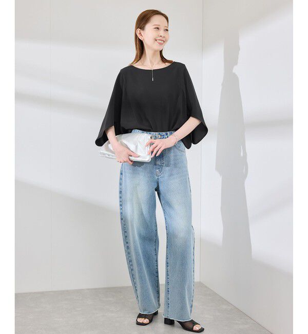 Rope&rsquo;Picnic「【イージーケア】ジョーゼットドルマンブラウス/セットアップ対応」|シャツ・ブラウス|