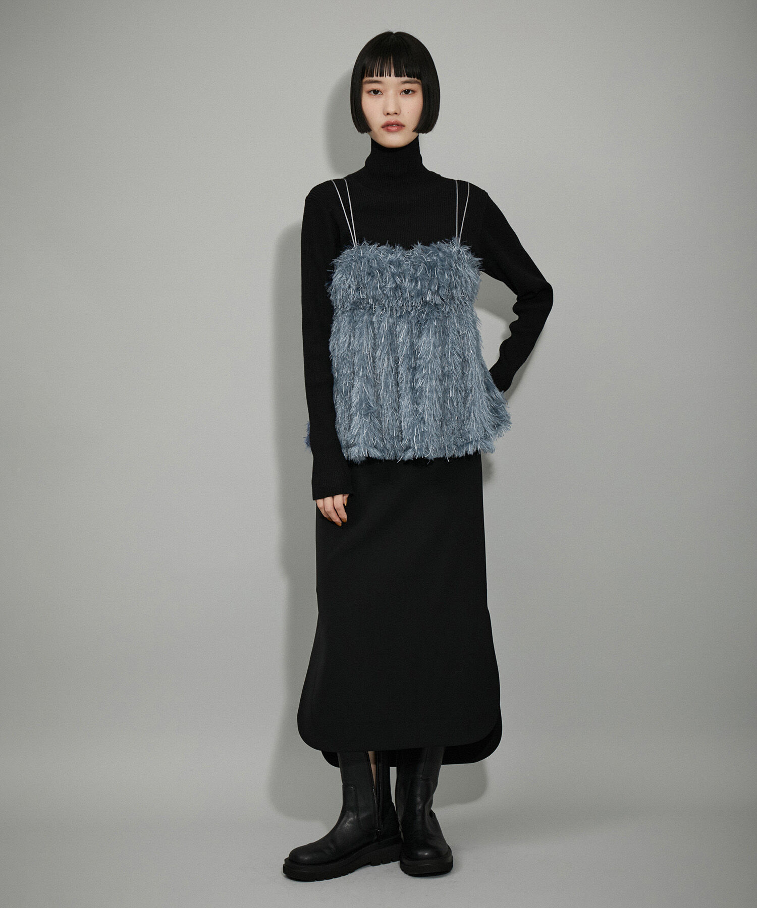 ADAM ET ROPE'「【WEB限定】フェザーライクキャミソール」|キャミソール|