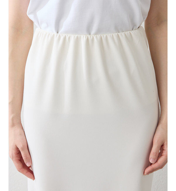  「カットジョーゼットスリットスカート」|スカート|