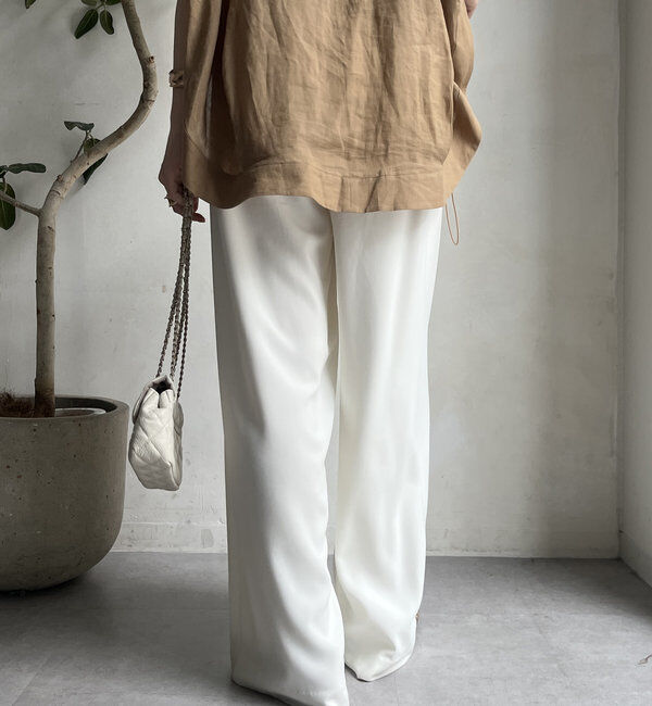  「【累計販売数3万枚突破/22色４サイズ展開！】タックワイドパンツ」|チノ|