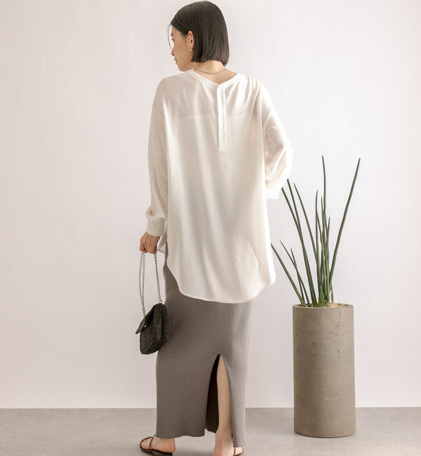  「予約【新色追加/マイナス3kg/レビュー高評価☆】リブタイトスカート」|スカート|