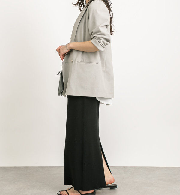  「予約【新色追加/マイナス3kg/レビュー高評価☆】リブタイトスカート」|スカート|