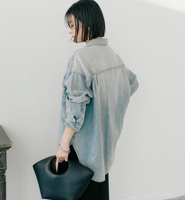  「【ベストセラー】【MONN.:.(モン)】ビッグデニムシャツ」|シャツ・ブラウス|