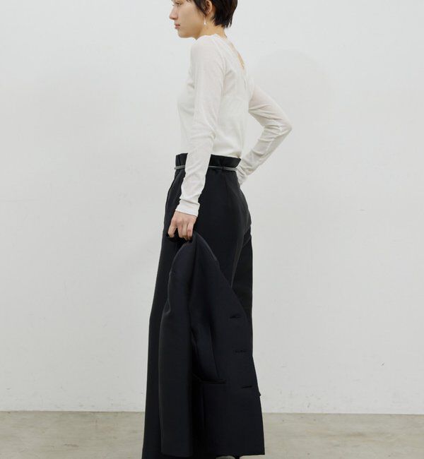  「VレースロンTee」|Tシャツ・カットソー|